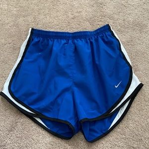 Blue Nike shorts